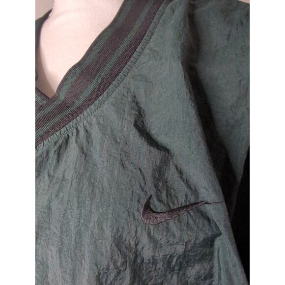 Vintage Athleisure 90s Nike classic swish logo track pullover jacket 2XL - Picture 2 of 10